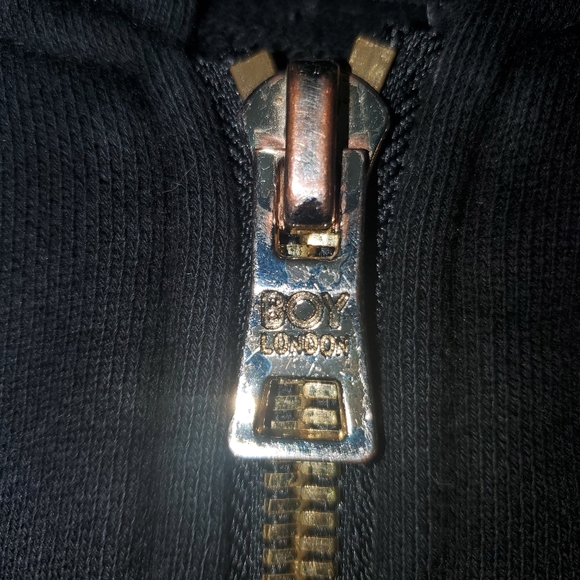 Rare BOY London Gold Wings Black  Hoodie Medium 2015 Tokyo Runway - Picture 4 of 11